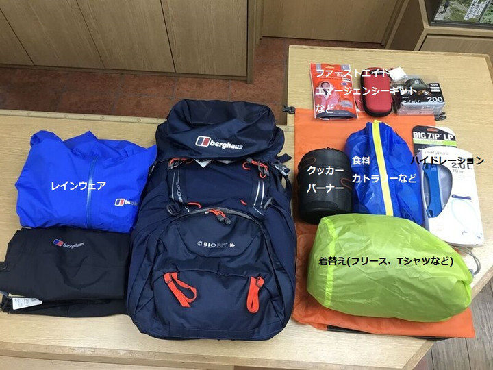 山小屋泊登山の持ち物‐着替えや寝る時の服装、ザックの容量などを徹底紹介！1泊2日、2泊 3日用のリスト付き装備の選び方ハウツー・ヒント山のコト登山・トレラン・山スキーマガジン「山旅旅」