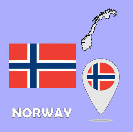 アイスランドノルウェー国旗 - アイスランドのストックフォトや画像を多数ご用意 - アイスランド,