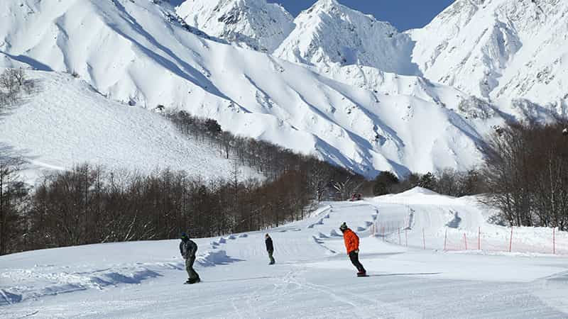 白馬八方尾根スキー場② 字幕解説 HAPPO ONE 上・中・初級コースをノンストップレビュ