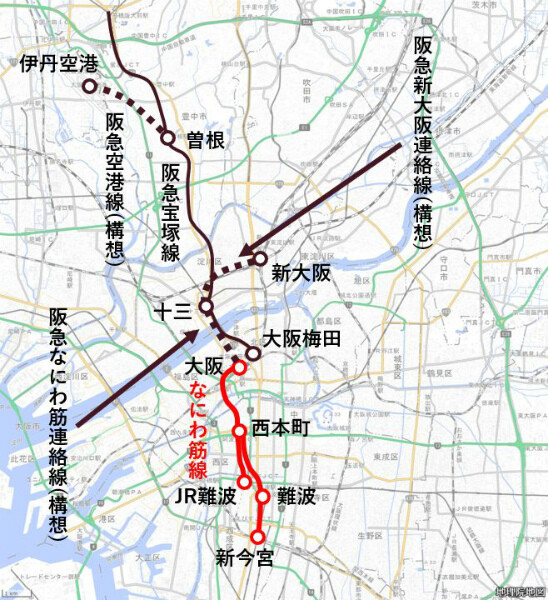 なにわ筋線 なにわすじせん に ゴーサインあんみつ- あきひこゆめてつどう