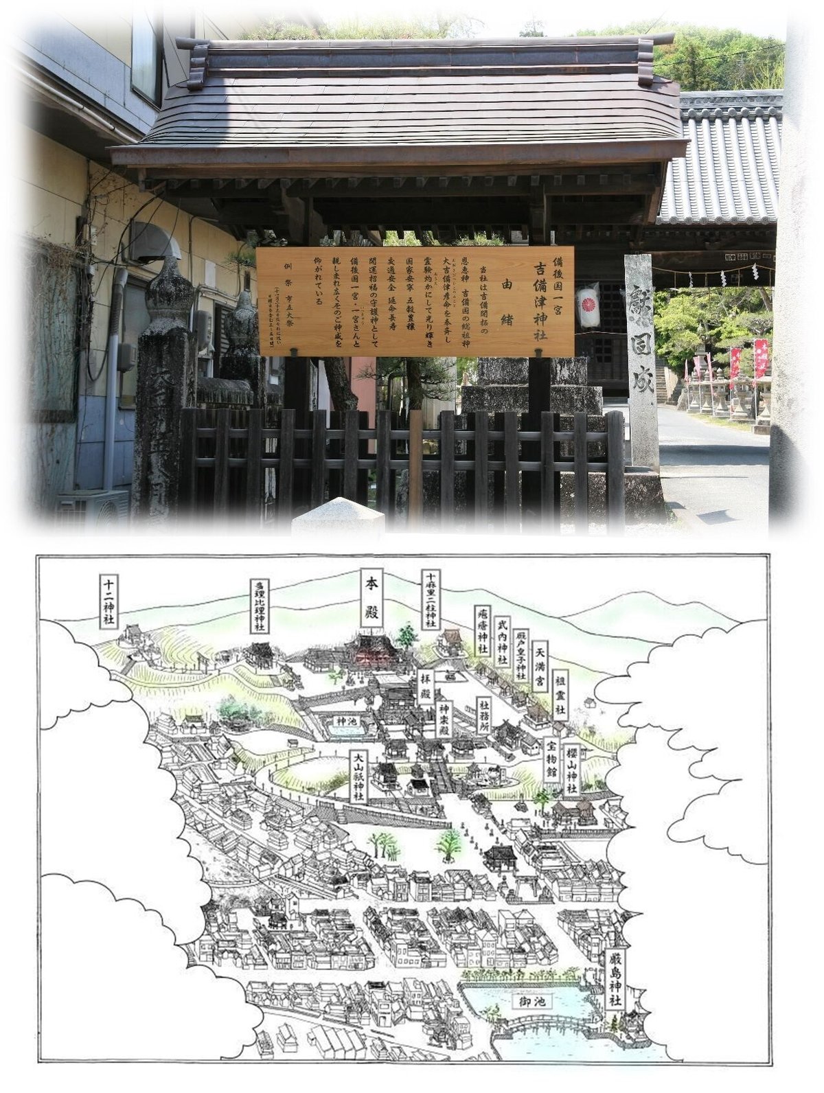 桃太郎伝説ゆかりの社「吉備津神社 きびつじんじゃ 」Food Diversity.today