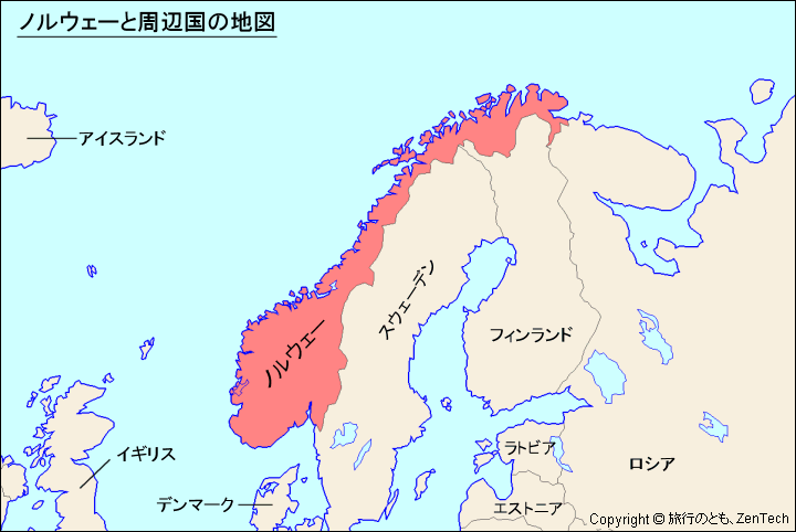 ノルウェー フィヨルド 地図 ノルウェー・フィヨルドの地図地図・旅行ガイド