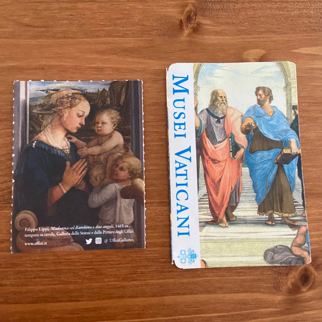 ヴァチカン美術館チケット 使用済- メルカリ