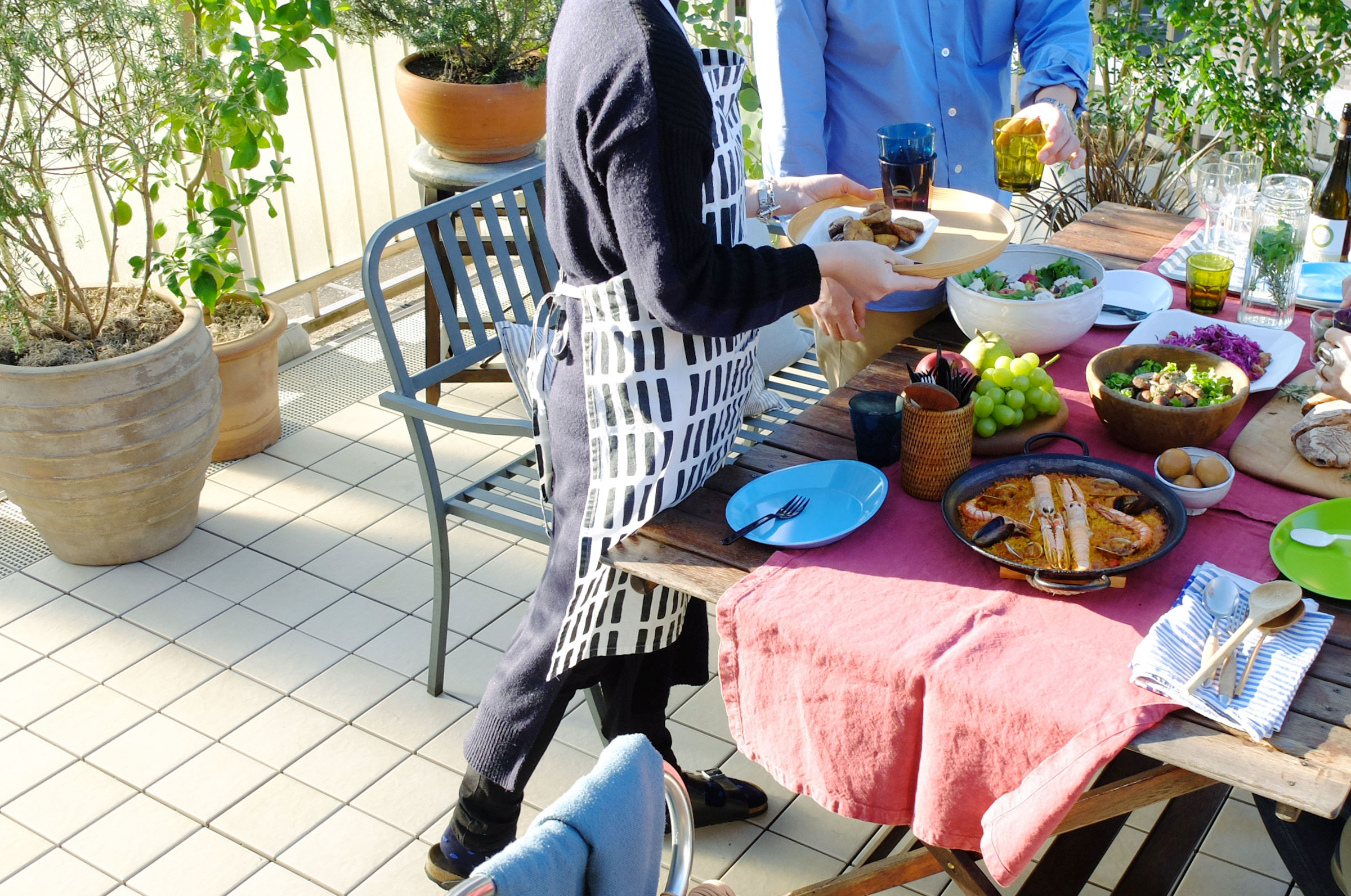 バルコニー パーティーのおしゃれなインテリアコーディネート・レイアウトの実例RoomClip ルームクリップ