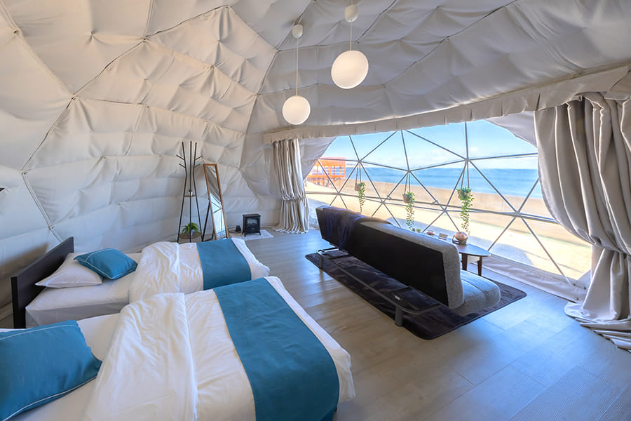 ひるぜん塩釜キャンピングヴィレッジにグランピングドームテントが登場！両備グループ 公式サイト - Ryobi