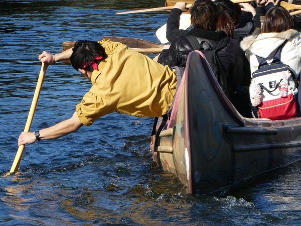 体力のいるアトラクションビーバーブラザーズのカヌー探険