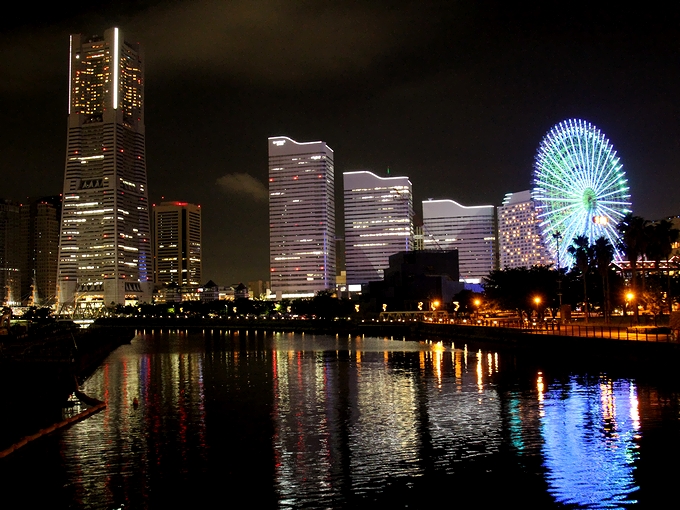 横浜 万国橋からの夜景の写真・画像素材-Snapmart スナップマート
