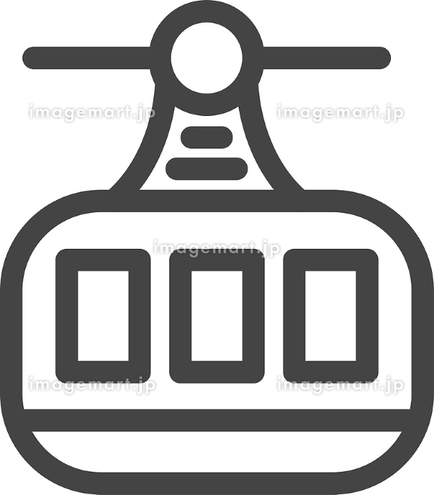 乗り物のイラスト ロープウェイ無料イラスト素材素材ラボ