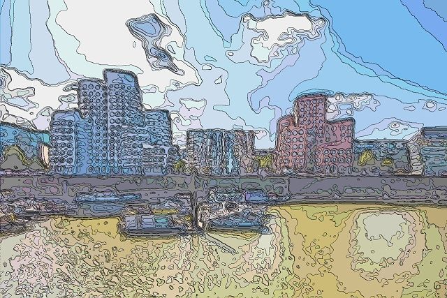 ドイツ・デュッセルドルフ地図 : 写真：猫に癒されて２