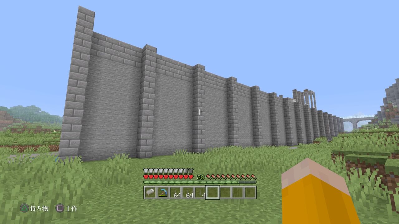 マイクラ建築：石造りの小さな城門。簡単10×10。No.82SOUのマイクラログ