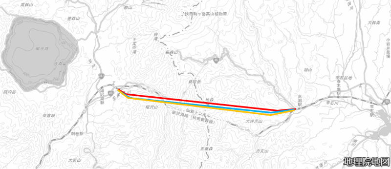 日本一短いトンネル 五能線 仙北岩トンネル 9.5ｍ