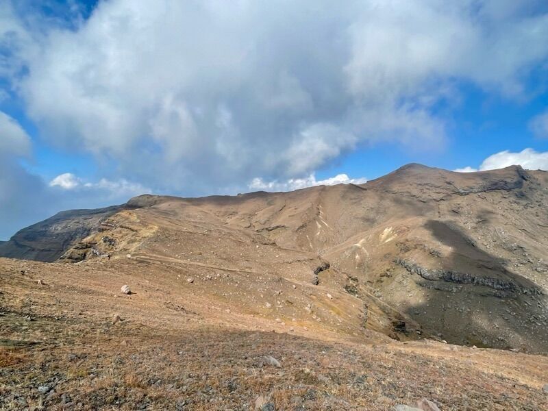 阿蘇中岳・高岳登山と噴火口見学・砂千里ヶ浜ルート。 : そうだ！山に登ろう