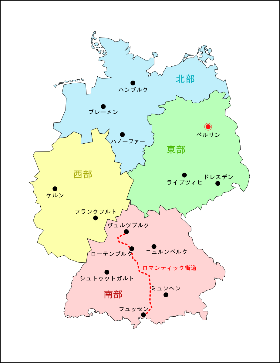 バイエルン州, d-maps.com: 無料地図,