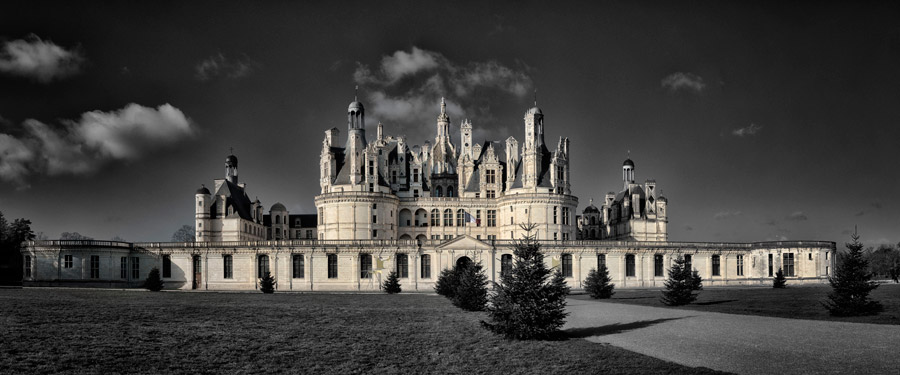 シャンボール城3 ロワール フランス 風景