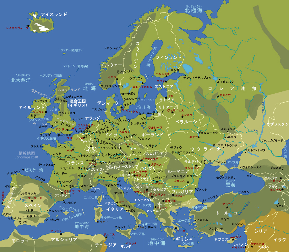 西暦1870年のヨーロッパ地図 : r imaginarymaps