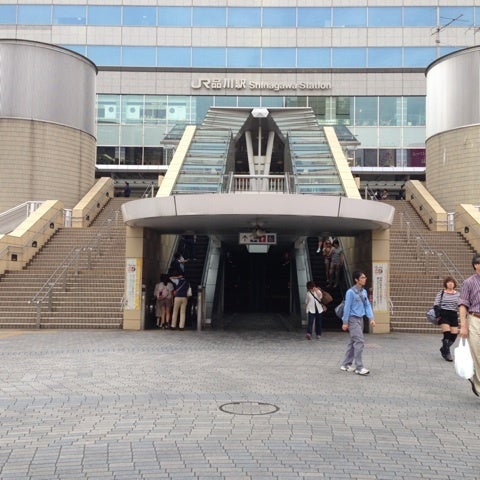 4K 品川駅①港南口～駅前に広がる広場と高層タワー大衆酒場2024山手線1周シリーズJY25スカイウェイ~品川インターシティ~品川セントラルガーデン~港南ふれあい広場山の手線 山手線