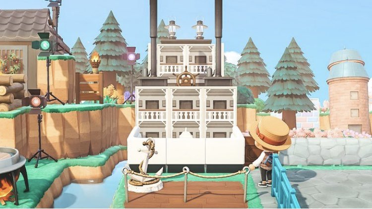 あつ森 つねきちビーチのレイアウト～廃れてしまった小さな港・船着場～ - マイミーボックス myme