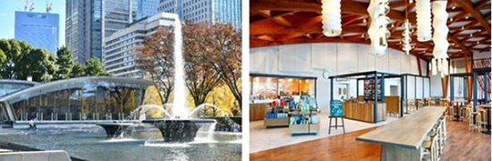 スタバ「皇居外苑 和田倉噴水公園店」オープンへ、手洗い水の循環利用・無料給水スポット設置など実施 スターバックス コーヒー ジャパン2021年6月21日-