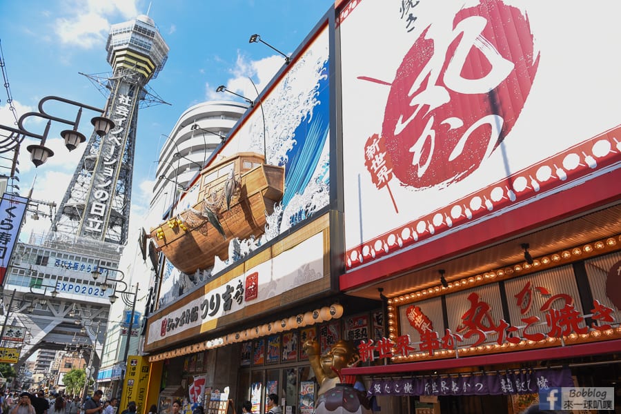 新世界・通天閣本通商店街 新世界一通天閣がキレイに見える商店街 大阪観光スポット情報バスツアーのアップオン