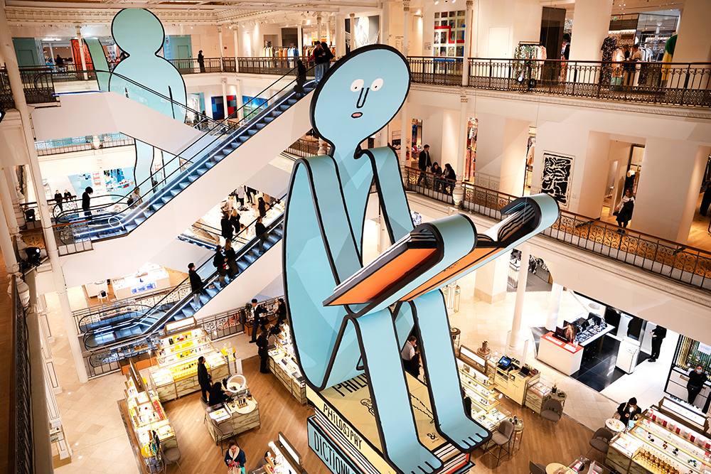 パリのデパートBon marché ボンマルシェ限定トートバッグ エコバッグL'Écum