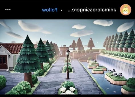 あつ森 お城家具を使った遠景のレイアウト～街エリアの住宅街～ 島クリエイト- マイミーボックス myme