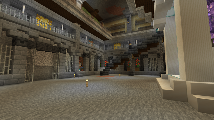 日本の城 城壁と通路作り -