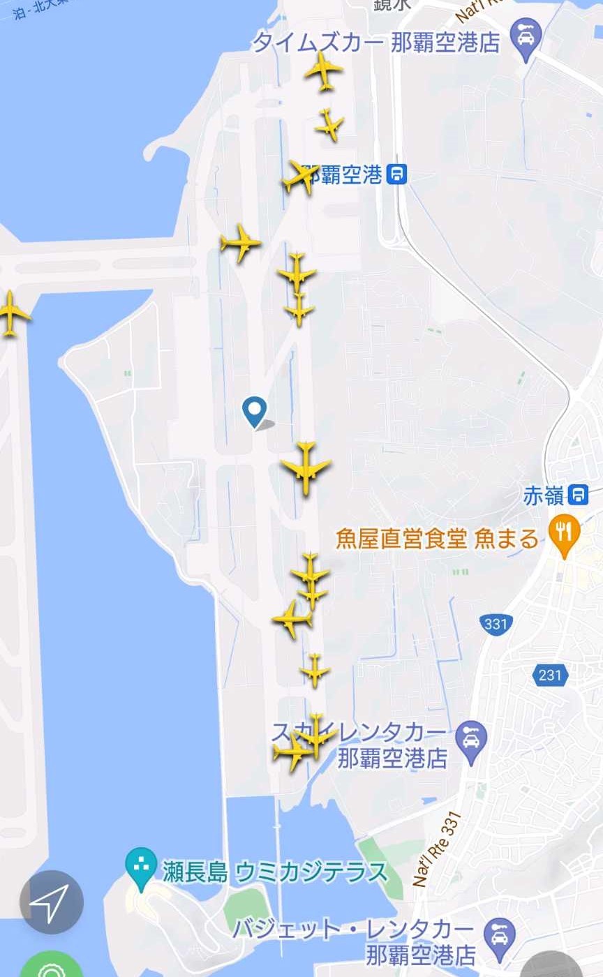 那覇空港駅 那覇空港 ４階展望デッキの休憩場所 - スワルマップ