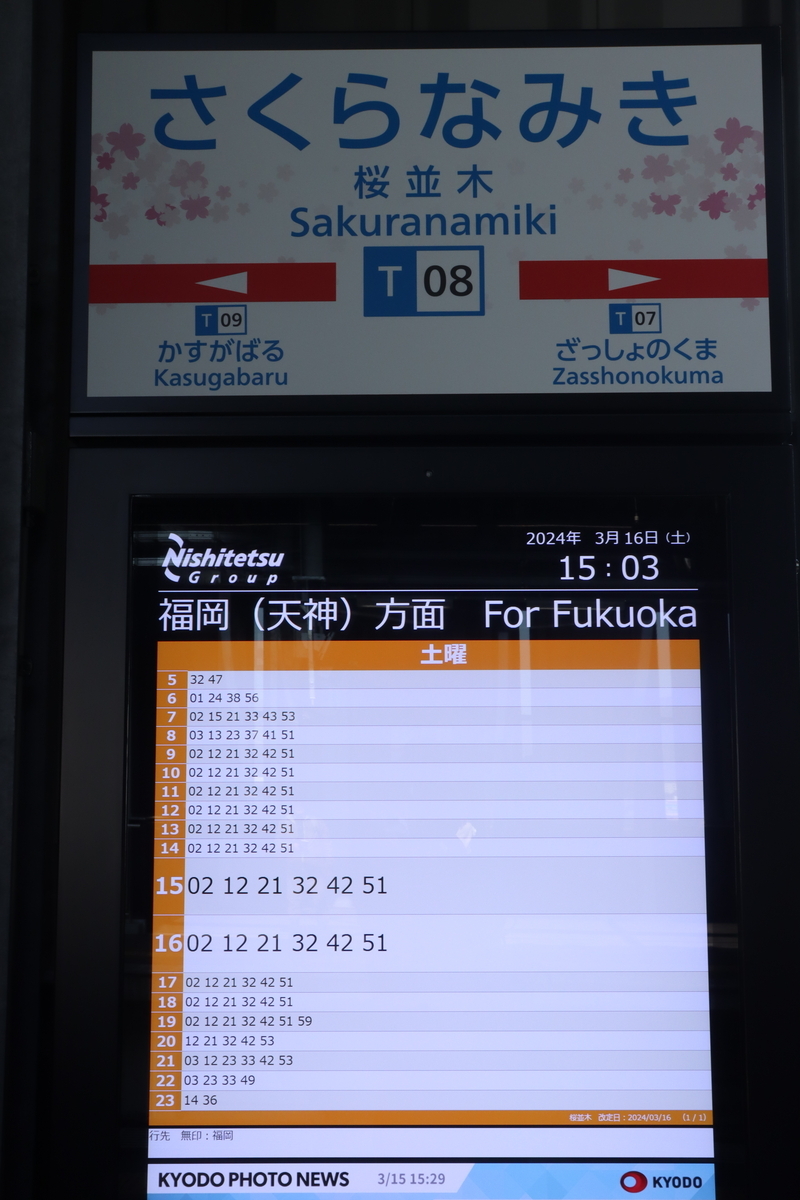 桜通線のホームから「時刻表」が無くなりました。稲見駅長の鉄道だよ人生は!!稲見眞一中京テレビ