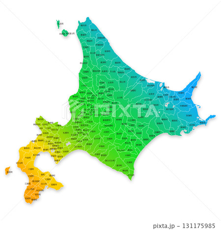 北海道の地図
