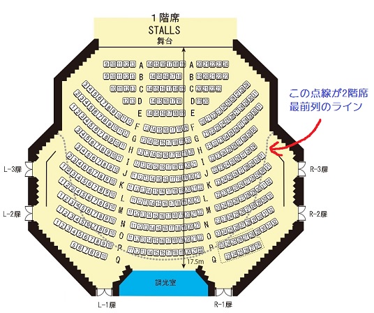 シアタートラム座席表TikTok