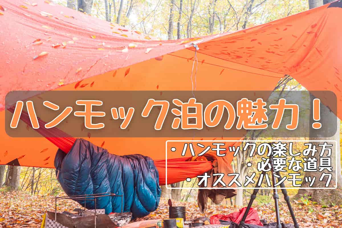 ソロキャンプでハンモック泊 僕が感じたデメリットミガルドア