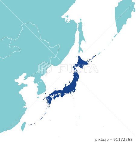 地図北朝鮮と日本 のイラスト素材33692355- PIXTA