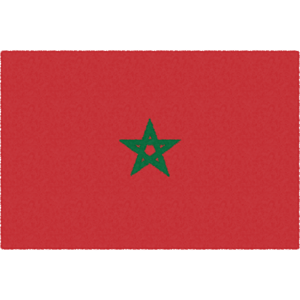 モロッコの国旗意味やイラストのフリー素材など – 世界の国旗 – 世界の国旗