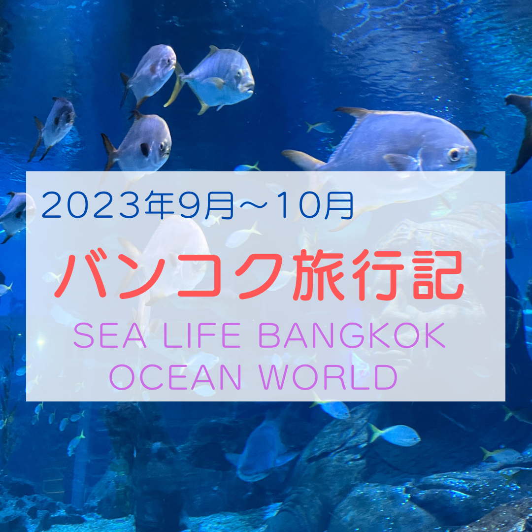 バンコクの水族館 サイアムパラゴンのシーライフバンコク・オーシャンワールド 割引情報あり- なんとなくバンコクに移住してみました