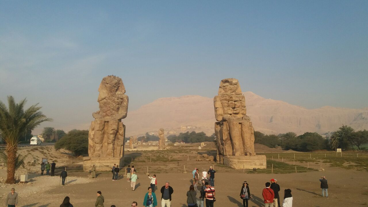 エジプト！ホルス神殿 メムノンの巨像勝手気ままに