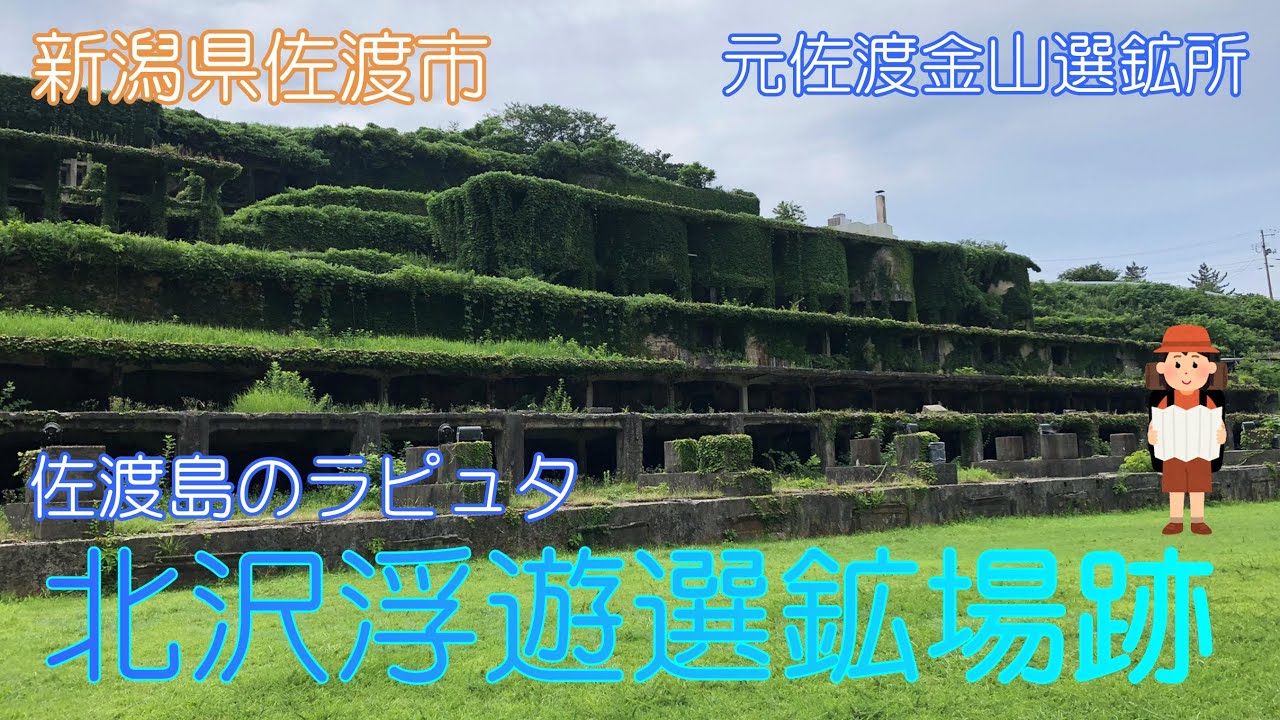 佐渡島のラピュタと呼ばれる場所へ 青空との調和が素晴らしい場所 何時間でも見ていられるほど心地良い🌿 軍艦島が頭をよぎった新潟県