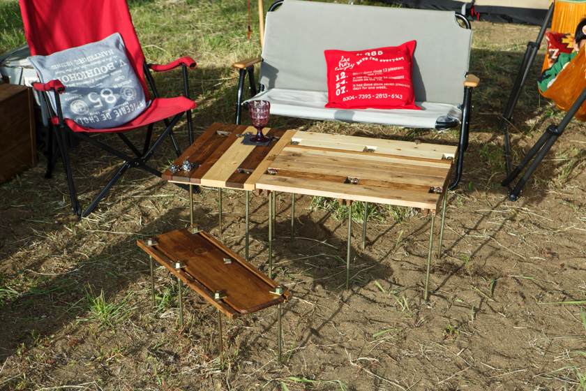 キャンプDIY 100均ダイソーのアイテムで「ミニテーブル」を自作しました！ - ハピキャンキャンプ・アウトドア情報メディア