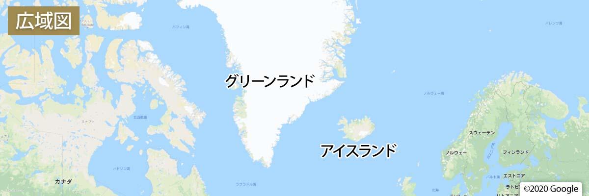 アイスランド旅行地図