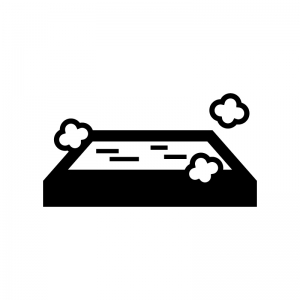 温泉宿の暖簾アイコンアイコン素材ダウンロードサイト「icooon-mono」商用利用可能なアイコン 素材が無料 フリー ダウンロードできるサイト