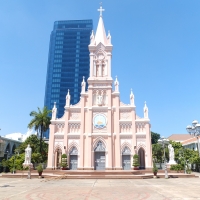 ダナン市内の人気フォトスポット・ピンクの大聖堂を見に行こうDanang de 観光ダナンスタイルダナンが好き Danang