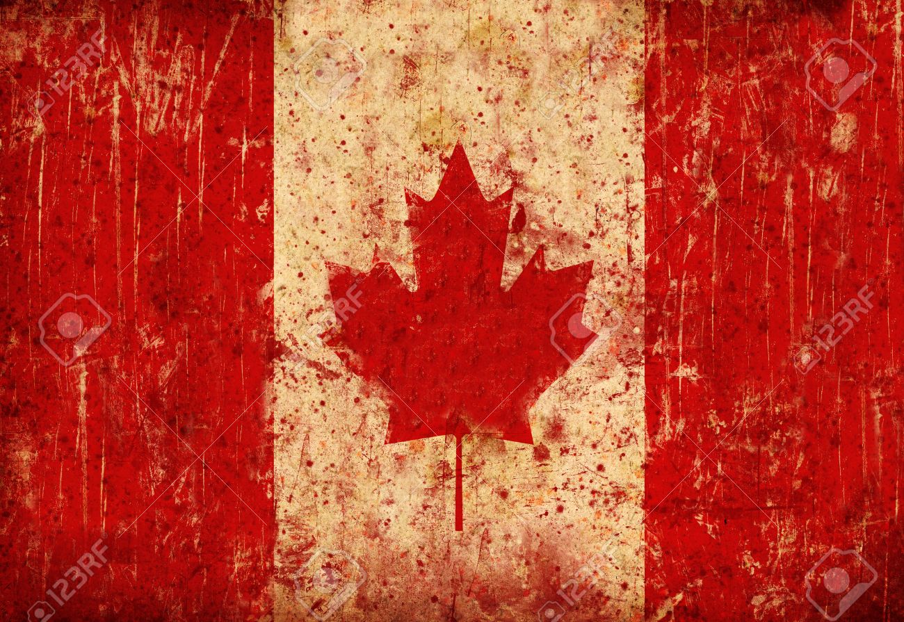 カナダの国旗と日本国旗の写真素材・画像素材 Image 56770596