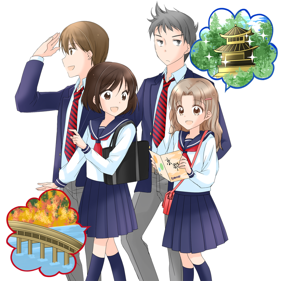 家族旅行 02の無料イラストフリーイラスト素材集 ジャパクリップ