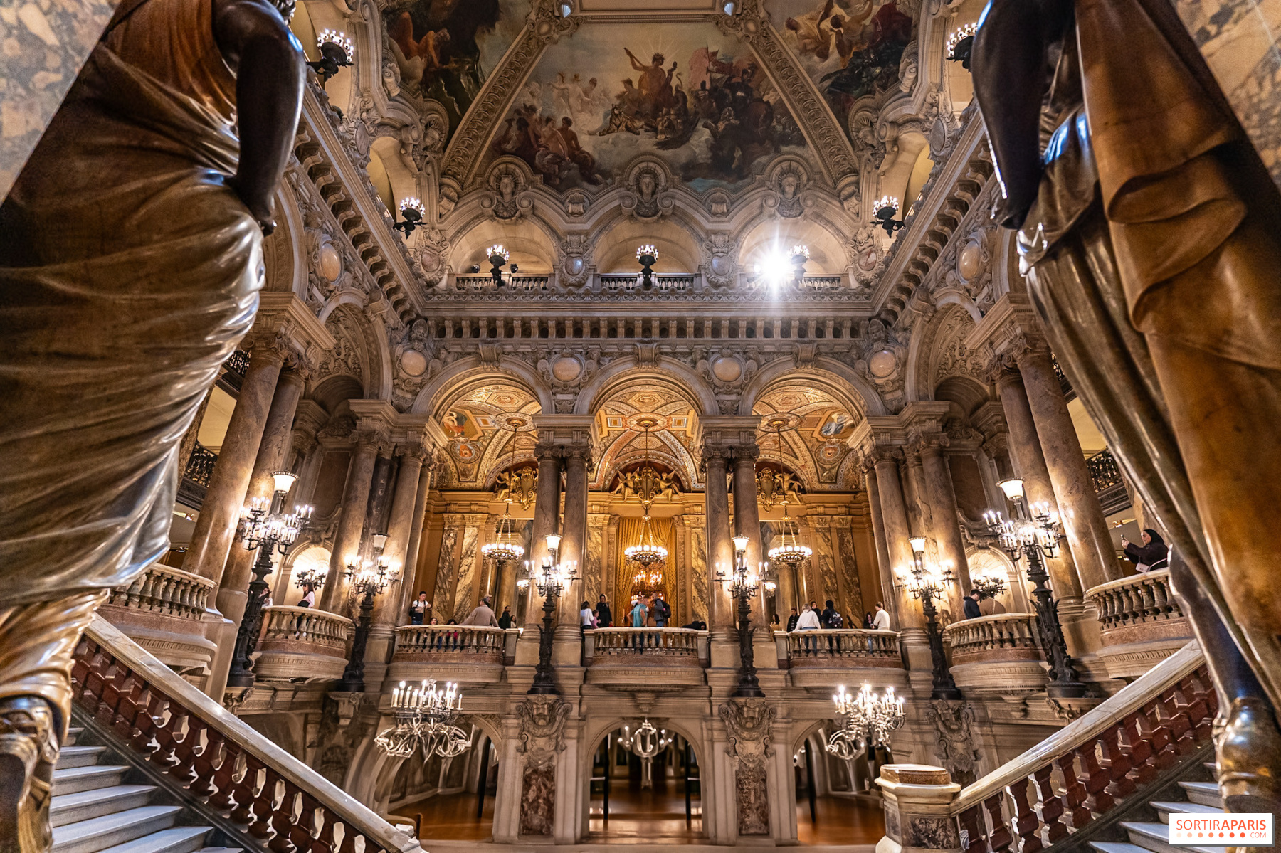 パリ旅行 オペラ座・ガルニエ宮、その豪華な内部を見学する！そしてフランスワールドカップ制覇の瞬間をフランスで。 -徒然日記：旧ヨーロッパ旅行記 とその他諸々