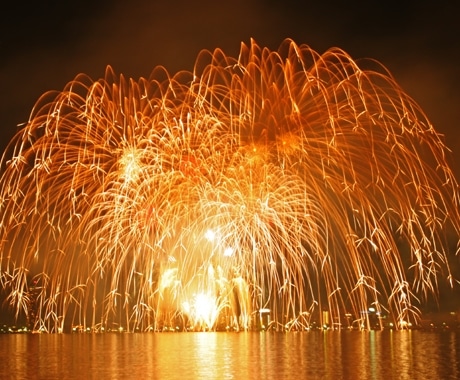 京都新聞企画事業株式会社びわ湖大花火大会 大迫力!観覧席から見上げる花火