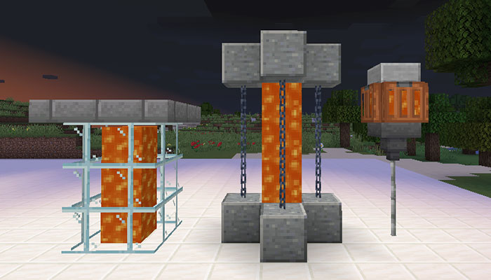 マイクラ1.21 銅のランプ 街灯 の作り方！Minecraft