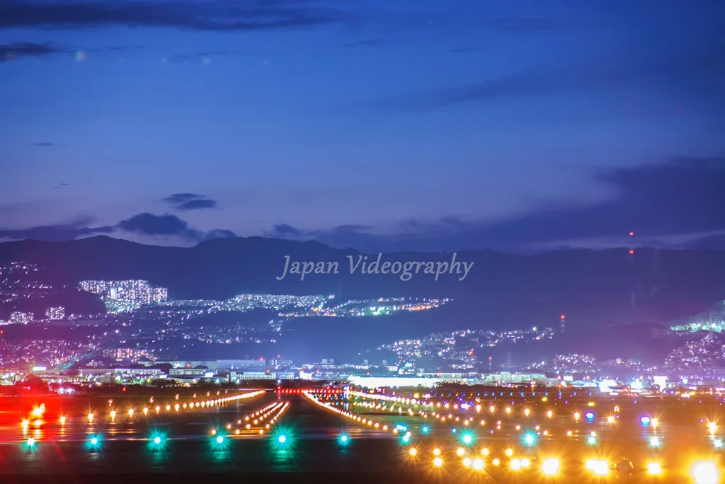 夜の伊丹空港～千里川土手写真撮影の記録