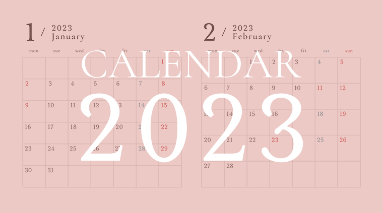 カレンダー - Rico女性向けおしゃれなインスタデザイン - Canva