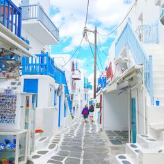 サントリーニ島の伝統的な家屋 ギリシャの風景Beautiful Photo.net世界の絶景 美しい景色