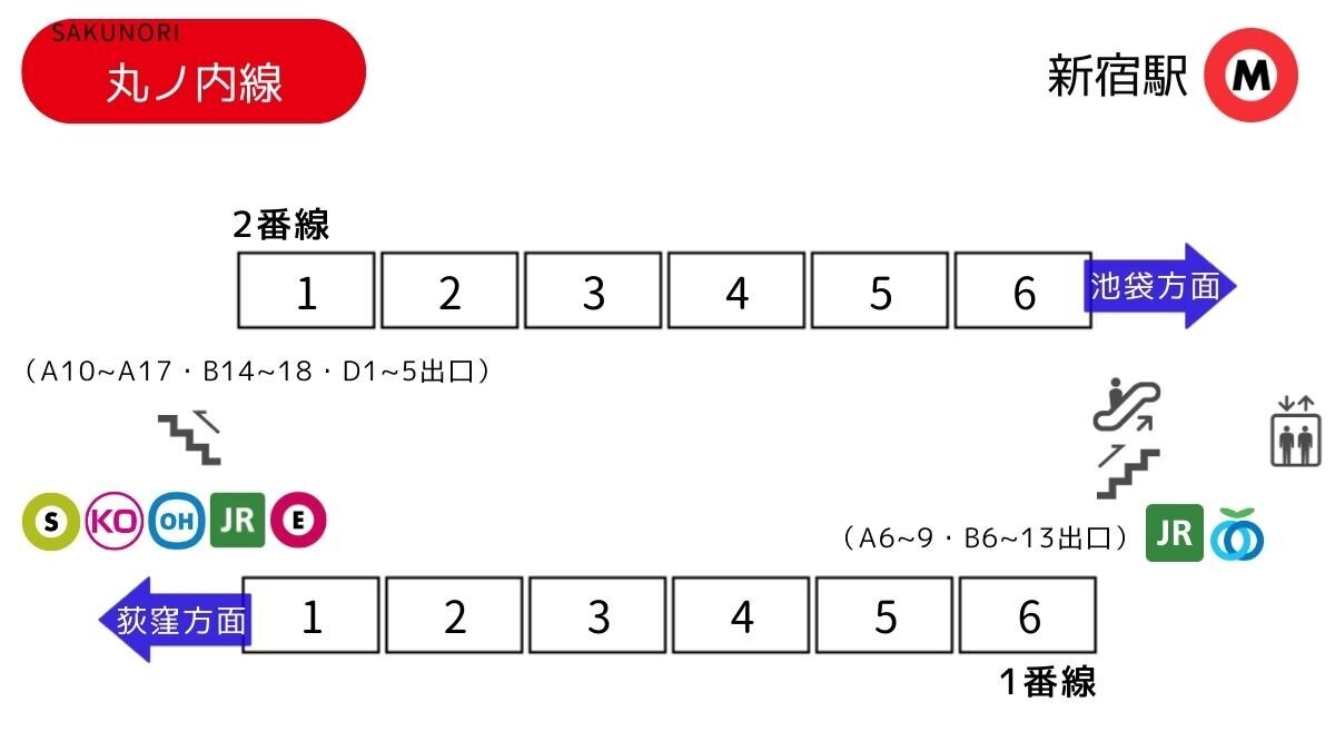 東京メトロ丸の内線新宿三丁目駅 アクセス・営業時間・料金情報 - じゃらんnet