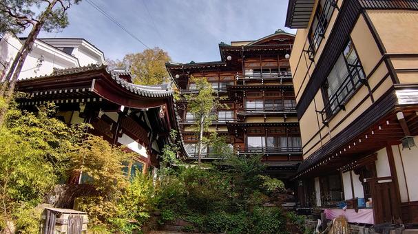 フリー素材旅館のフロント 3枚背景イラストみんちりえ